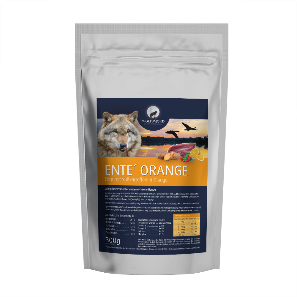 Getreidefreies-Hundefutter-Ente-300g