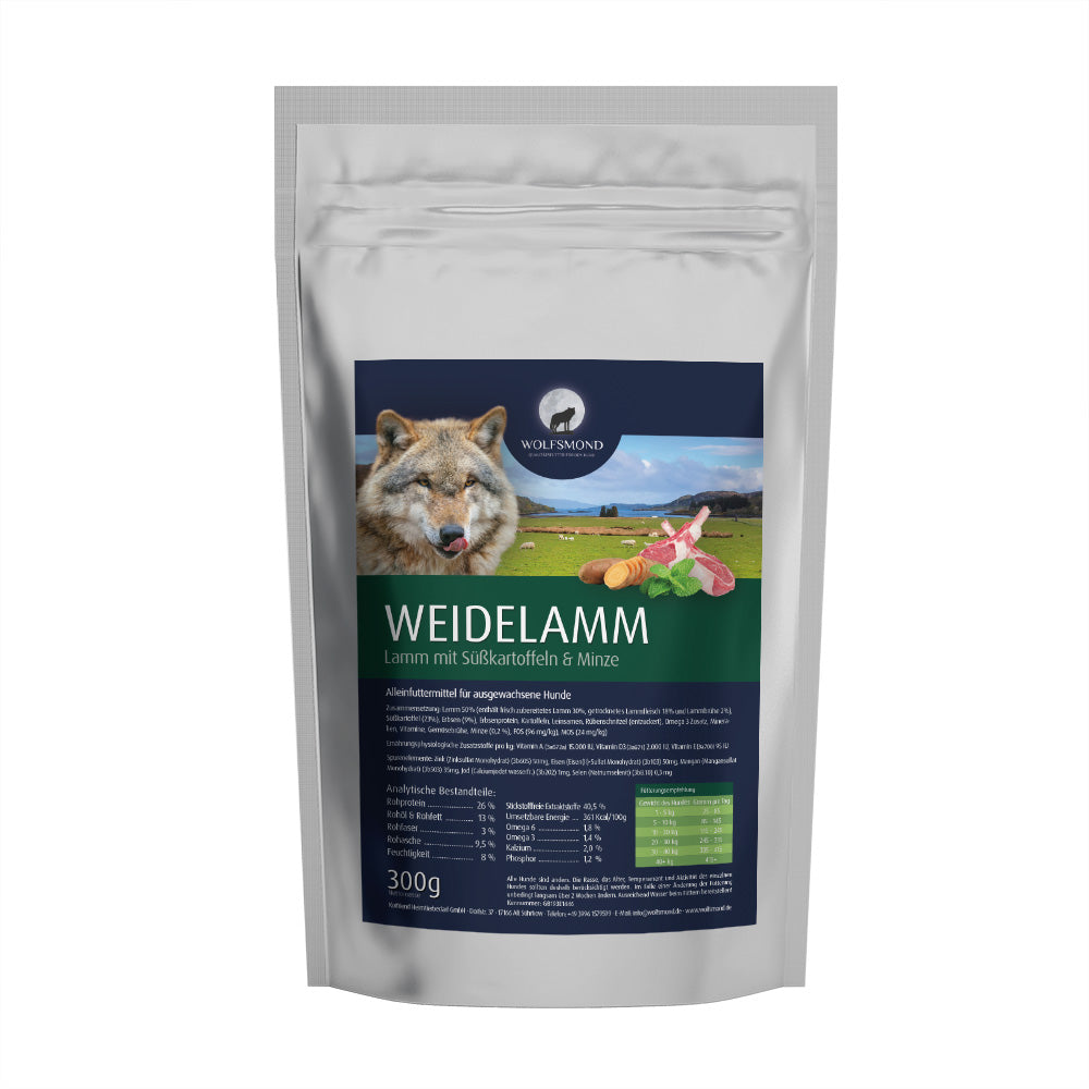 Getreidefreies-Hundefutter-Lamm-300g