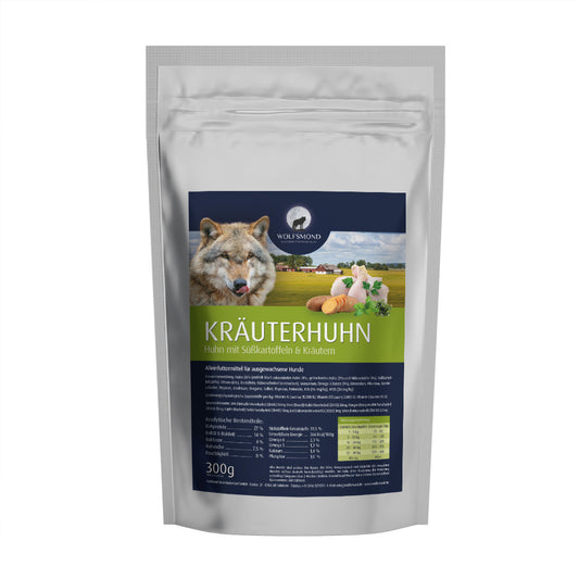 Getreidefreies-Hundefutter-Huhn-300g