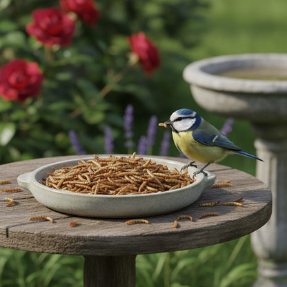 Mehlwürmer getrocknet für Vögel