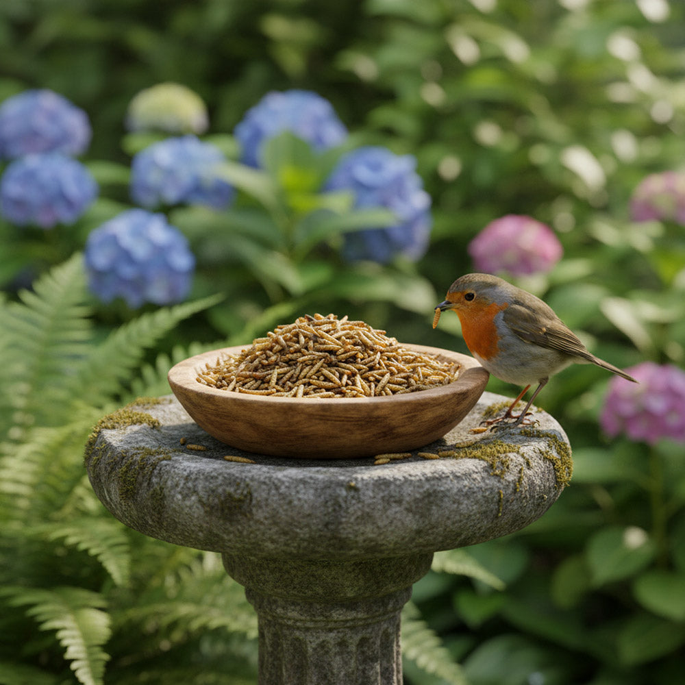 Soldatenfliegenlarven getrocknet für Vögel
