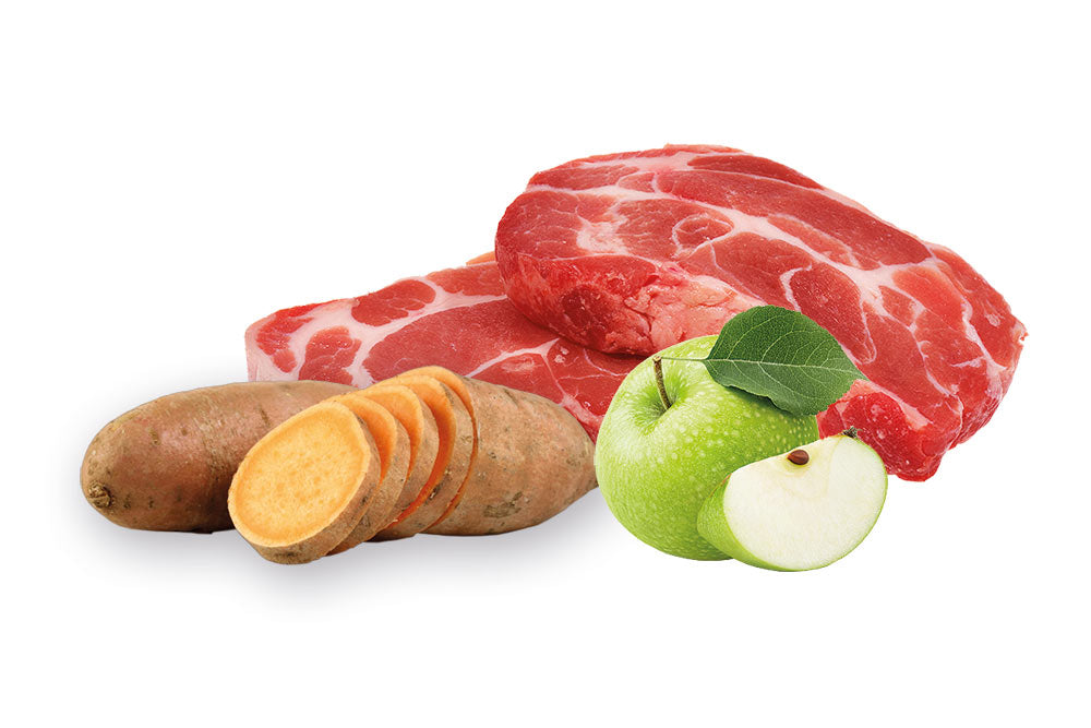 Zutaten-Apfelschwein